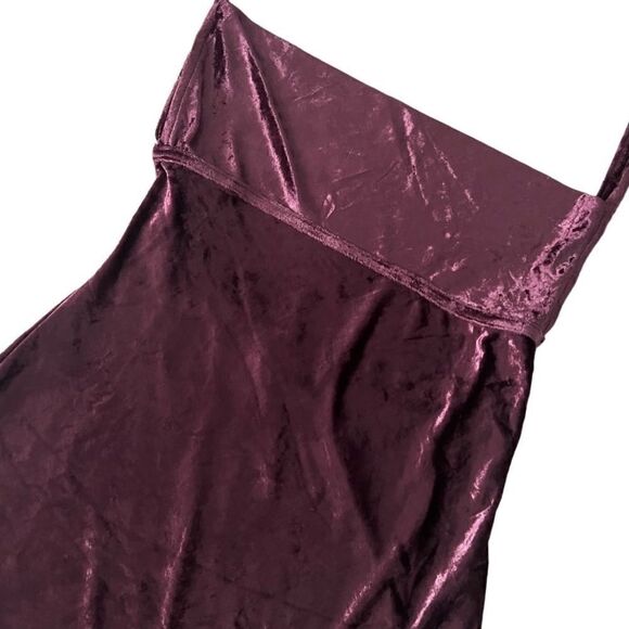 Free People Intimately Fig Jam All Night Velvet Tunic Women's Size XS NWT - Picture 2 of 12
